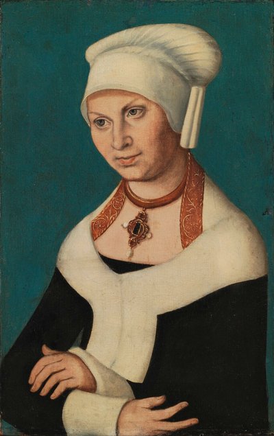 Portrait of Barbara of Saxony by Lucas Cranach the Elder